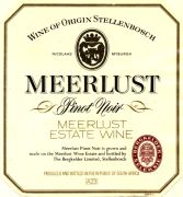 Meerlust_pinot noir 1982